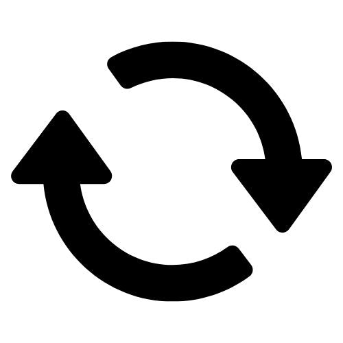 Icona con due frecce circolari che rappresenta il supporto magnetico multi-angolo.